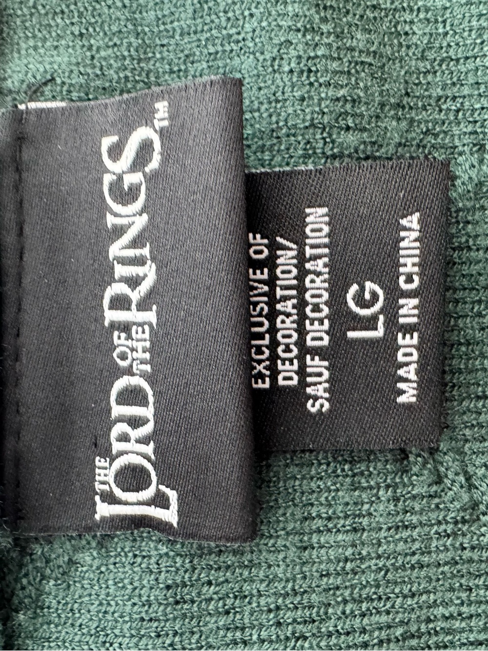 Lord of the Rings Hobbit Door Cardigan Sweater Embroidered Cottagecore LG - Picture 7 of 7